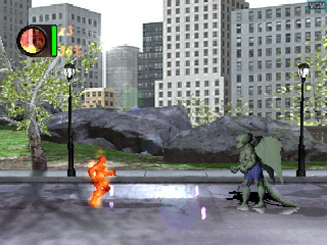 Image in-game du jeu Fantastic Four sur Sony Playstation