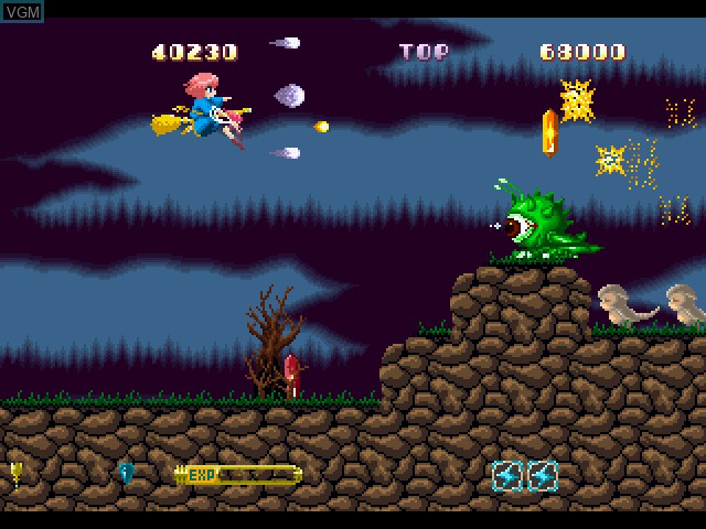Image in-game du jeu Cotton Original sur Sony Playstation