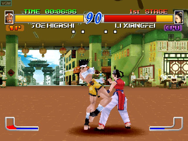 Image in-game du jeu Fatal Fury - Wild Ambition sur Sony Playstation
