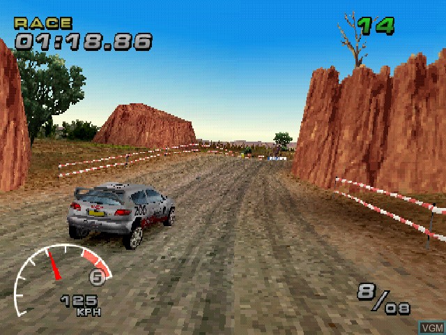 Image in-game du jeu WRC - FIA World Rally Championship Arcade sur Sony Playstation