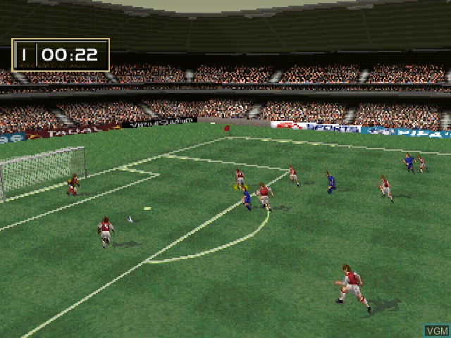 Image in-game du jeu FIFA Soccer 96 sur Sony Playstation