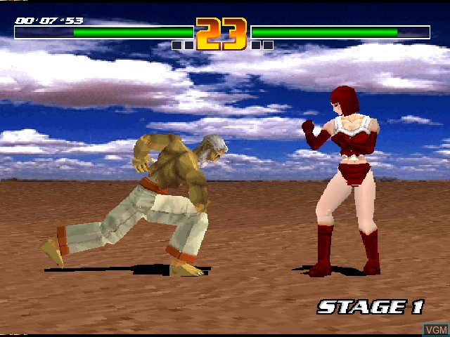 Image in-game du jeu Fighter Maker sur Sony Playstation