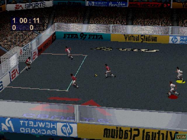 Image in-game du jeu FIFA 97 sur Sony Playstation
