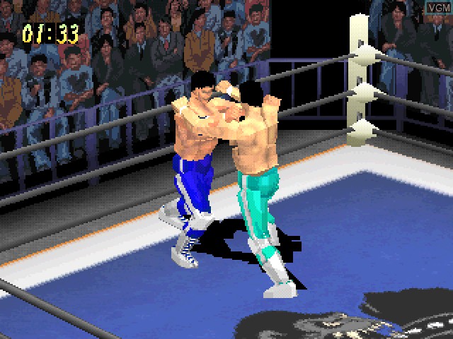 Image in-game du jeu Fire ProWrestling Iron Slam '96 sur Sony Playstation