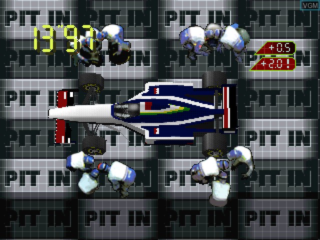 Image in-game du jeu Formula Grand Prix - Team Unei Simulation 2 - 1997 Han sur Sony Playstation