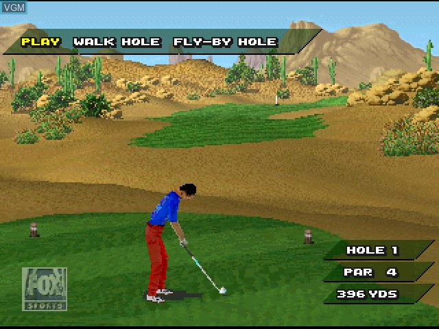 Image in-game du jeu Fox Sports Golf '99 sur Sony Playstation