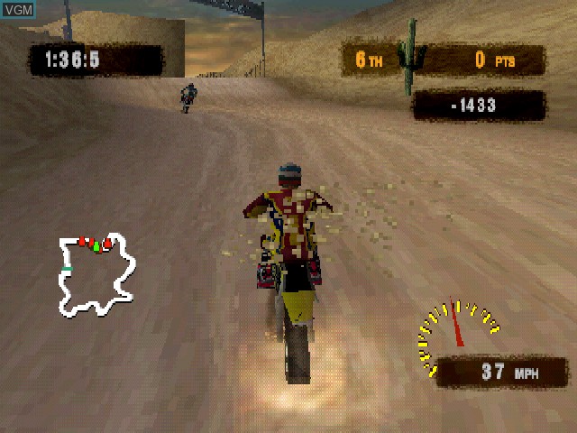 Image in-game du jeu Freestyle Motocross - McGrath Vs. Pastrana sur Sony Playstation