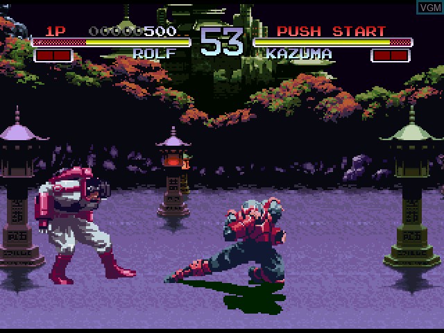Image in-game du jeu Galaxy Fight - Universal Warriors sur Sony Playstation