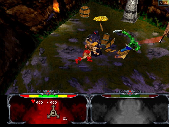 Image in-game du jeu Gauntlet Legends sur Sony Playstation