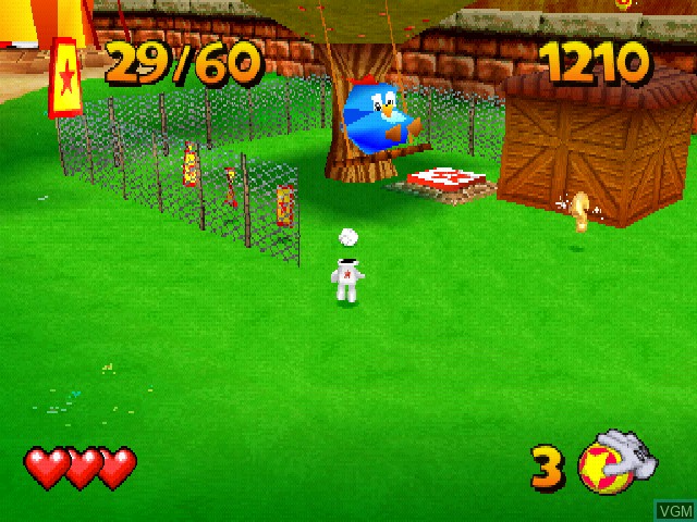 Image in-game du jeu Glover sur Sony Playstation