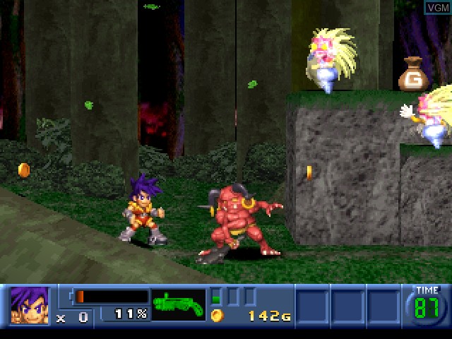 Image in-game du jeu Goemon - Shin Sedai Shuumei sur Sony Playstation