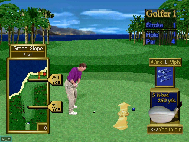 Image in-game du jeu Peter Jacobsen's Golden Tee Golf sur Sony Playstation