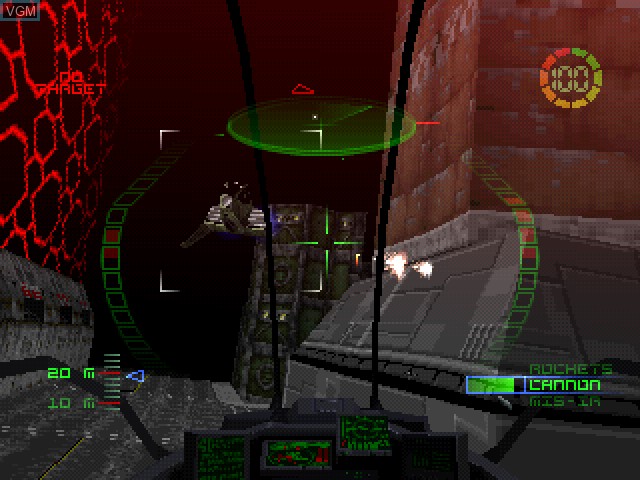 Image in-game du jeu G-Police sur Sony Playstation