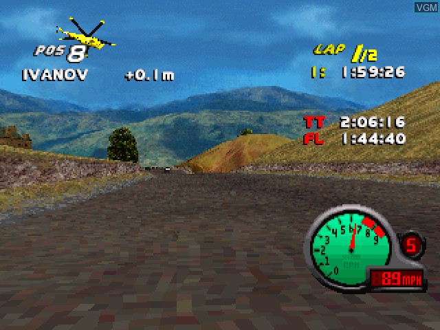 Image in-game du jeu Car and Driver Presents - Grand Tour Racing '98 sur Sony Playstation