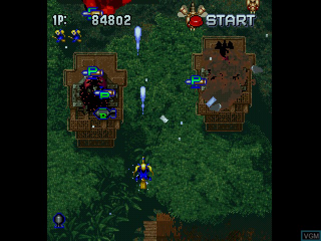 Image in-game du jeu Gunbird sur Sony Playstation
