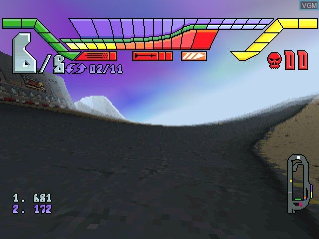Image in-game du jeu Hi-Octane - The Track Fights Back! sur Sony Playstation