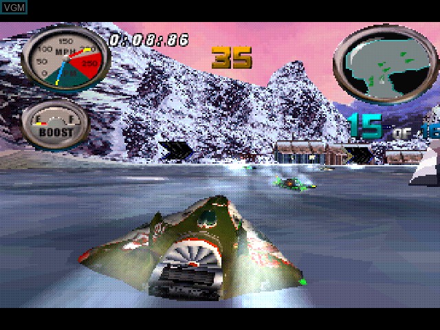 Image in-game du jeu Hydro Thunder sur Sony Playstation