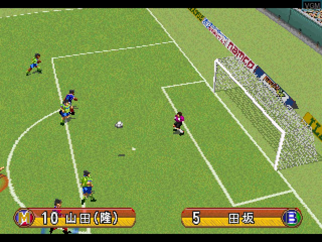 Image in-game du jeu J.League Soccer Prime Goal EX sur Sony Playstation