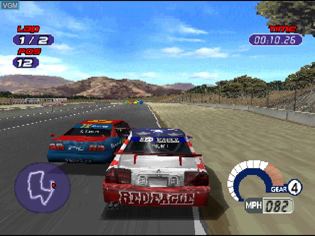 Image in-game du jeu Jarrett & Labonte Stock Car Racing sur Sony Playstation