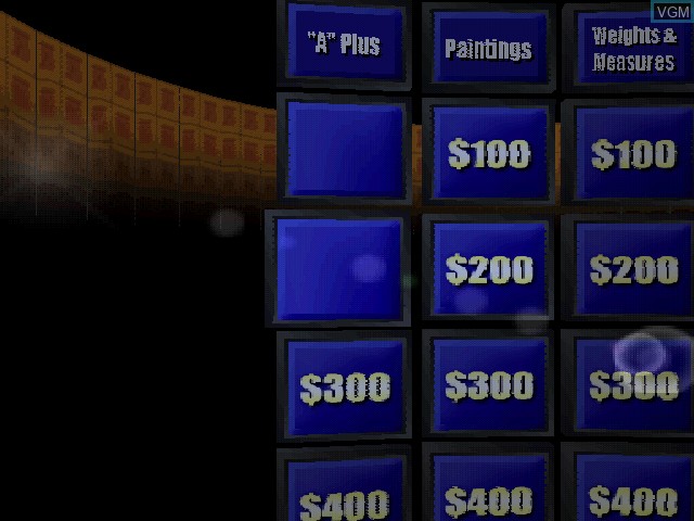 Image in-game du jeu Jeopardy! 2nd Edition sur Sony Playstation