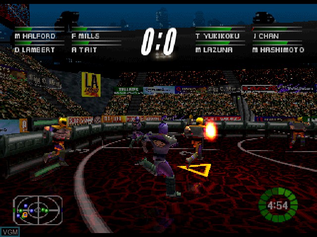 Image in-game du jeu Professional Underground League of Pain sur Sony Playstation