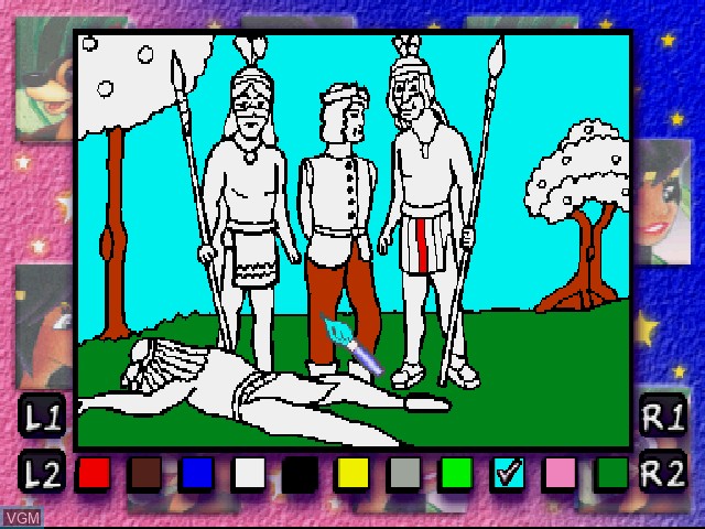 Image in-game du jeu Legend of Pocahontas sur Sony Playstation
