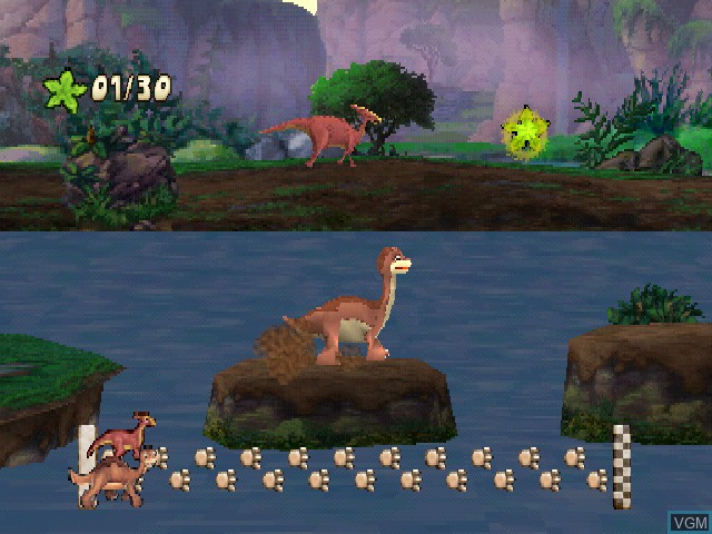 Image in-game du jeu Land Before Time, The - Big Water Adventure sur Sony Playstation