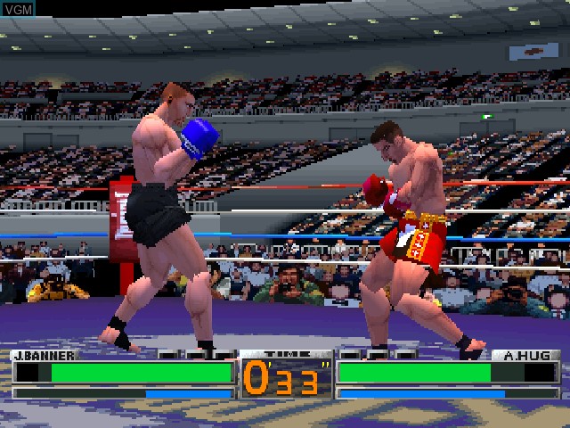 Image in-game du jeu K-1 The Arena Fighters sur Sony Playstation