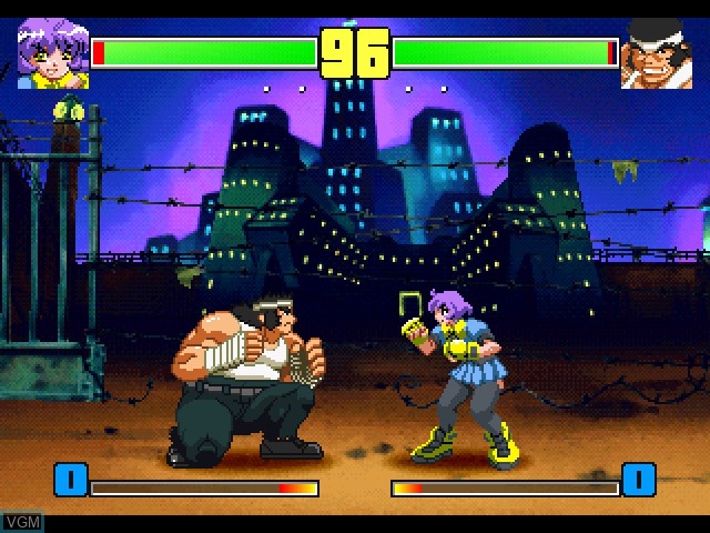 Image in-game du jeu Kakuge-Yaro - Fighting Game Creator sur Sony Playstation