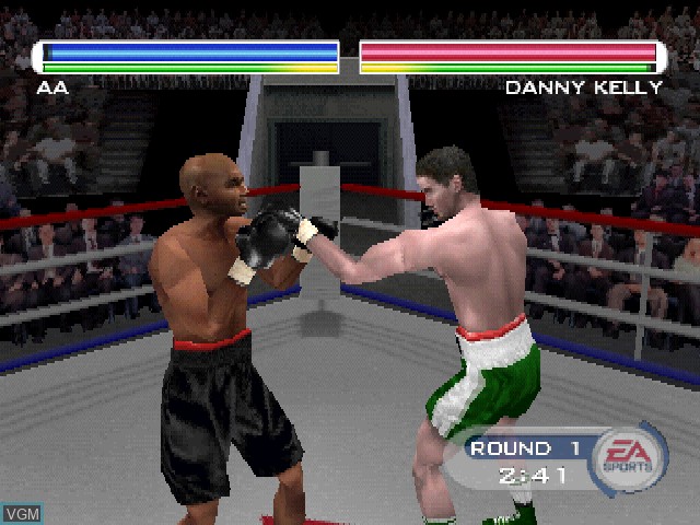 Image in-game du jeu Knockout Kings 2001 sur Sony Playstation