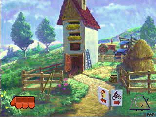 Image in-game du jeu A Mars Moose Adventure - Cosmic Quest 3 - Race Through France sur Sony Playstation