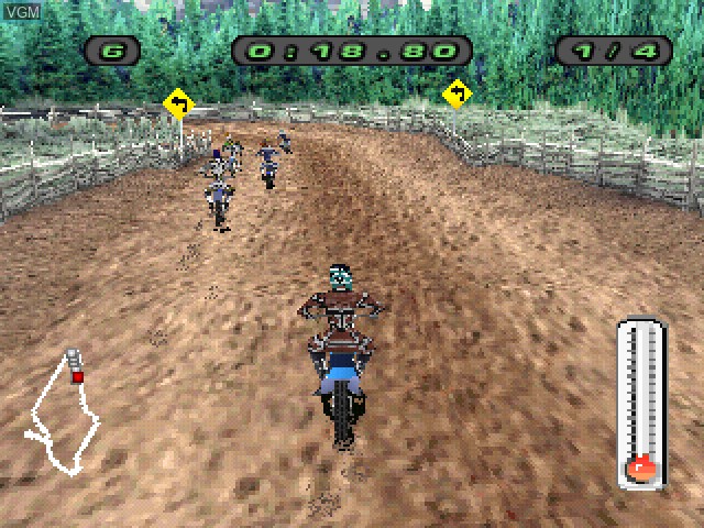 Image in-game du jeu Motocross Mania 2 sur Sony Playstation