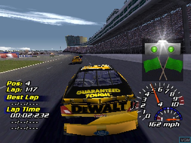 Image in-game du jeu NASCAR 2001 sur Sony Playstation