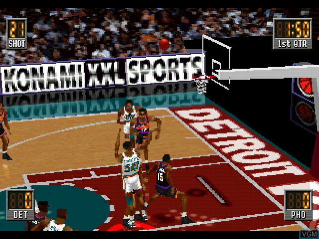 Image in-game du jeu NBA In the Zone 2 sur Sony Playstation