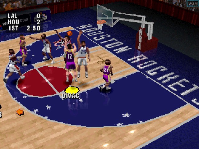 Image in-game du jeu NBA Live 96 sur Sony Playstation