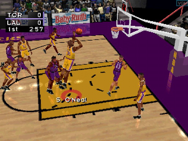 Image in-game du jeu NBA Live 98 sur Sony Playstation