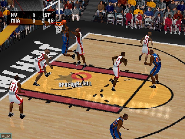 Image in-game du jeu NBA Live 2003 sur Sony Playstation