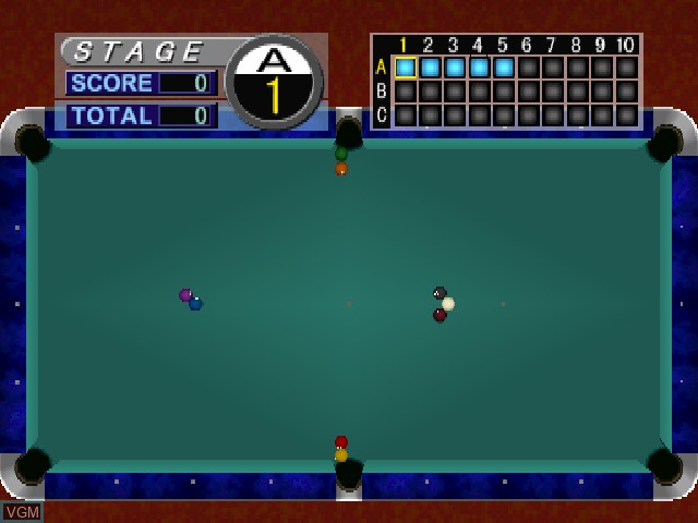 Image in-game du jeu Pool Hustler sur Sony Playstation