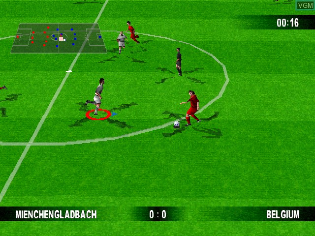 Image in-game du jeu Michael Owen's World League Soccer 99 sur Sony Playstation