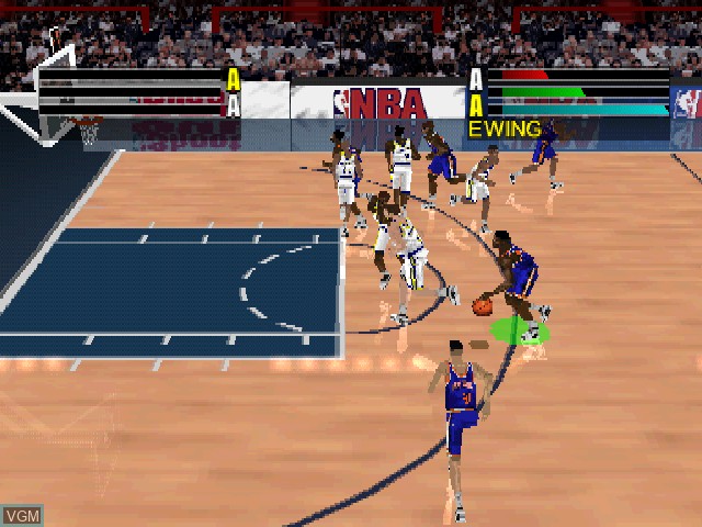Image in-game du jeu NBA ShootOut sur Sony Playstation