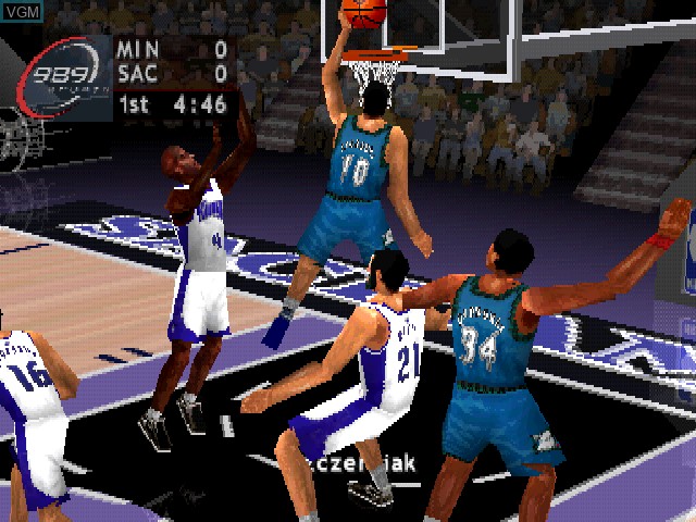 Image in-game du jeu NBA ShootOut 2004 sur Sony Playstation