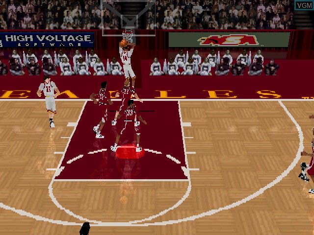 Image in-game du jeu NCAA Basketball Final Four 97 sur Sony Playstation