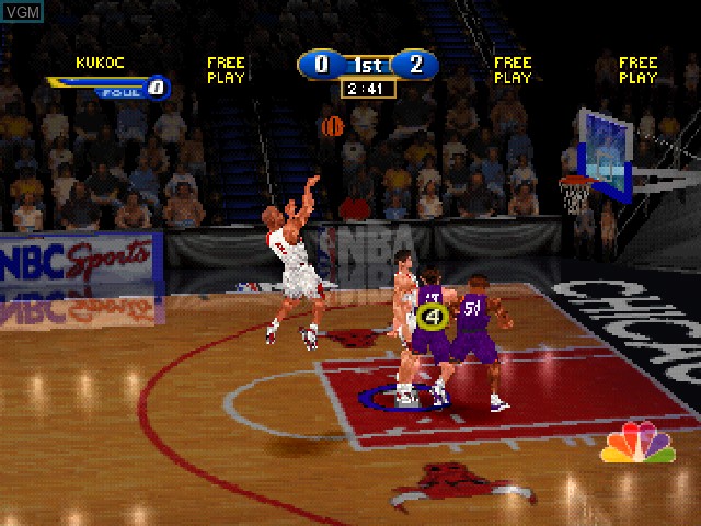 Image in-game du jeu NBA Showtime - NBA on NBC sur Sony Playstation