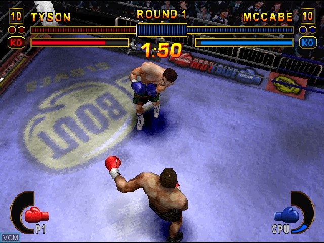 Image in-game du jeu Mike Tyson Boxing sur Sony Playstation