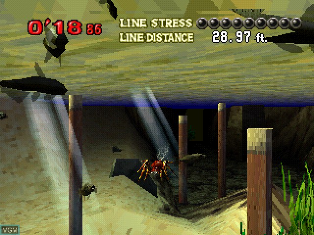 Image in-game du jeu Monster Bass! sur Sony Playstation