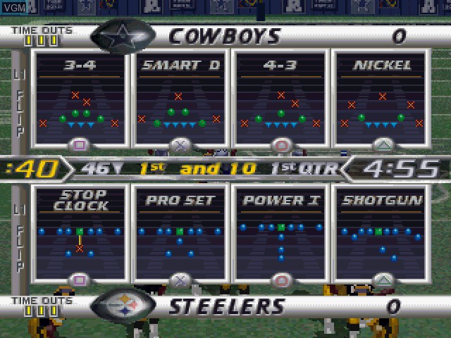Image in-game du jeu NFL Quarterback Club 97 sur Sony Playstation