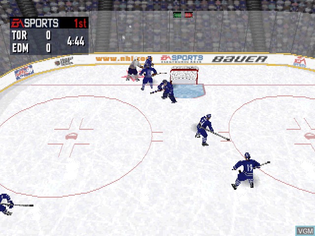 Image in-game du jeu NHL 99 sur Sony Playstation