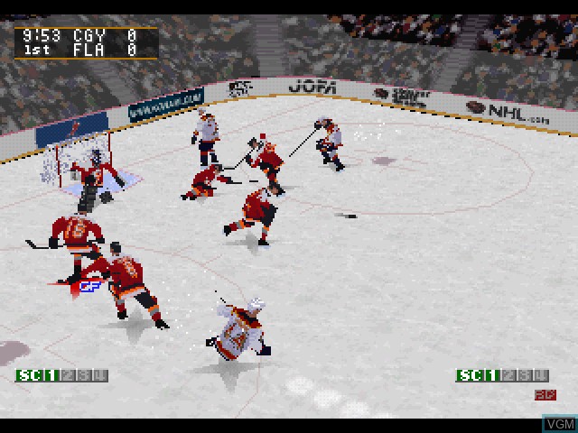 Image in-game du jeu NHL Blades of Steel 2000 sur Sony Playstation