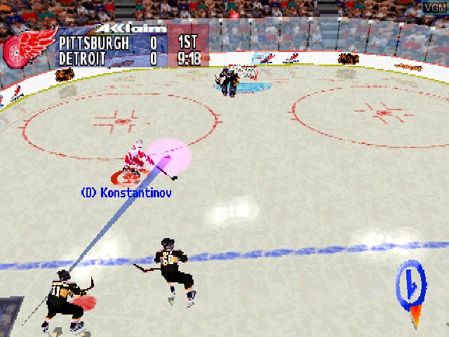 Image in-game du jeu NHL Breakaway 98 sur Sony Playstation