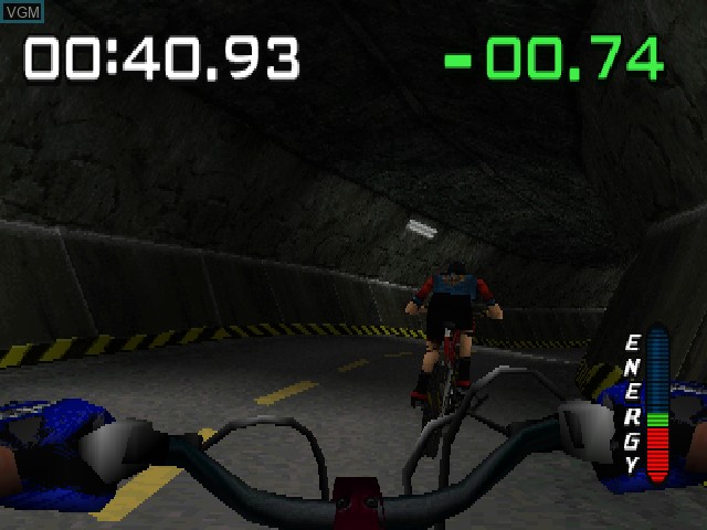 Image in-game du jeu No Fear Downhill Mountain Bike Racing sur Sony Playstation